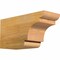 Ekena Millwork New Brighton Rough Sawn Rafter Tail, Western Red Cedar, 6"W x 8"H x 16"L RFT06X08X16NEB00RWR - alternate 1
